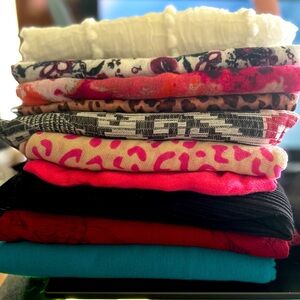 Lot of ladies scarves